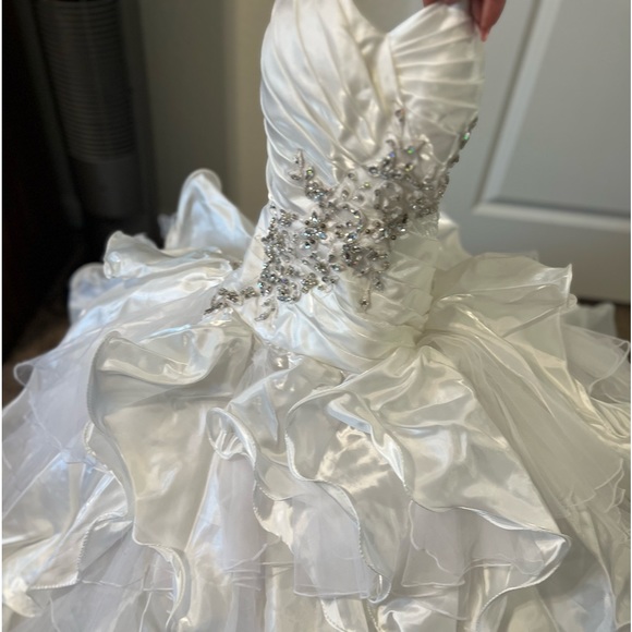 Dresses & Skirts - White ballgown never worn